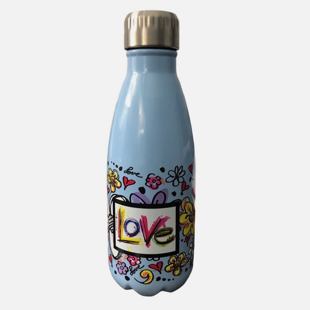 Brighton Scribble Garden Love Water Bottle
